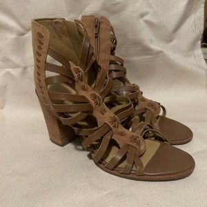 Jack Rogers leather heeled sandal size 7m